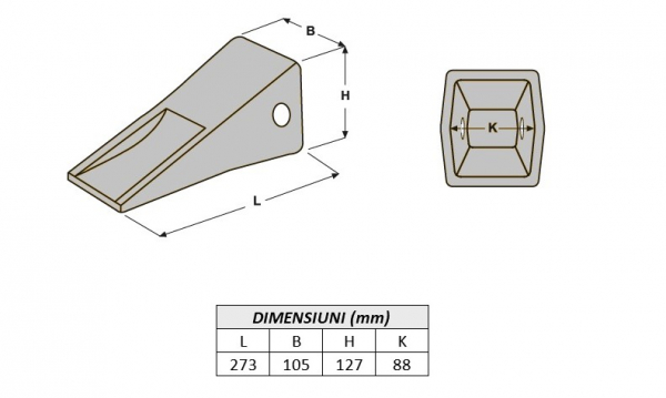 Bucket tooth 7T3402-ITR [4]