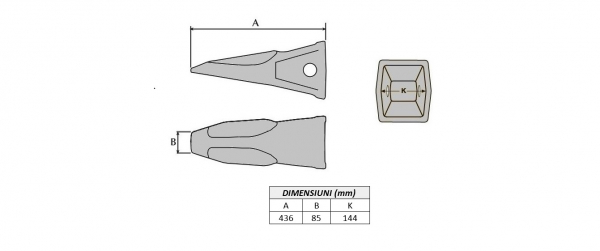 Dinte cupa 600CPE-ESCO [5]