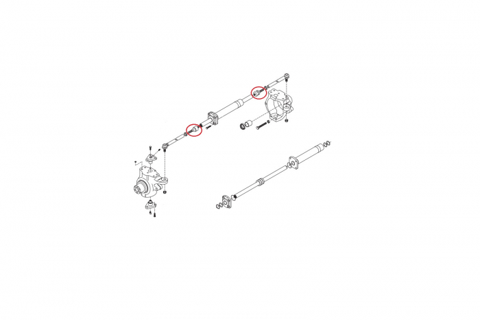 Ball joint for Komatsu backhoe loader-CARRARO [2]