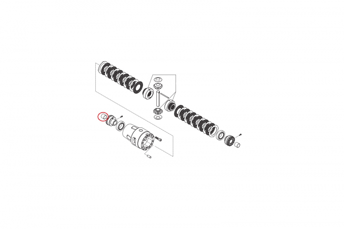 Bush for Volvo backhoe loader-CARRARO [2]