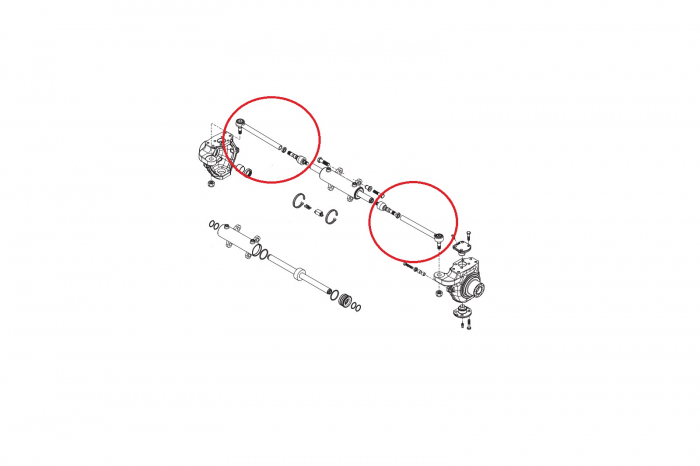 Steering arm assy 140805-CARRARO [2]