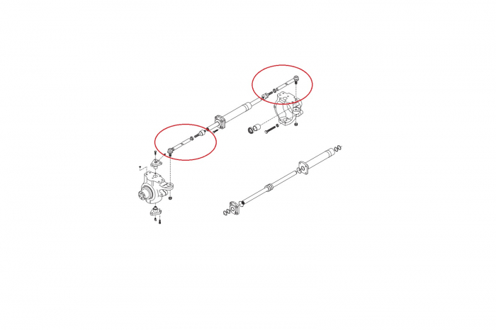 Steering arm assy for Volvo backhoe loader-CARRARO [2]