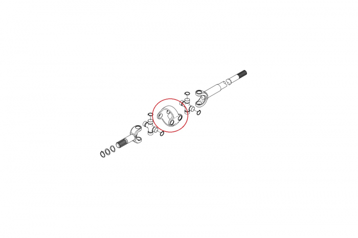 Central body for Volvo backhoe loader-CARRARO [2]