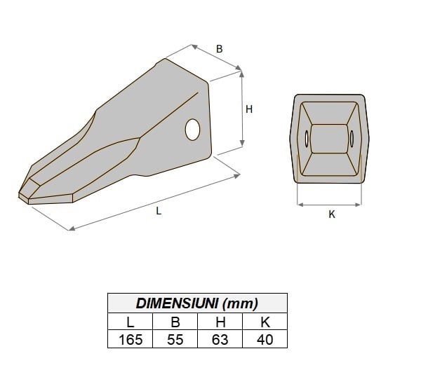 Bucket tooth 1U3202RC-ITR [4]
