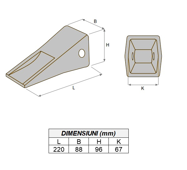 Dinte cupa 1U3302-ITR [4]