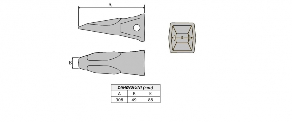Dinte cupa 400CPE-ESCO [5]