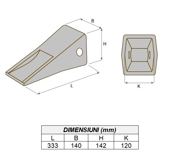 Bucket tooth 9W8552-ITR [4]