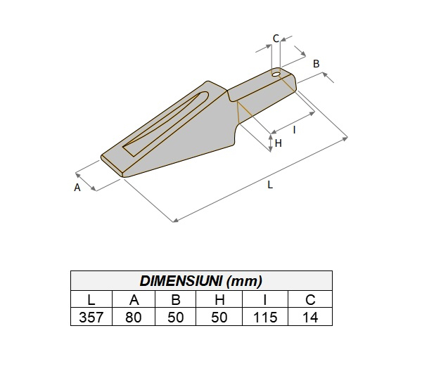 Dinte cupa buldoexcavator 4046729-ITR [3]