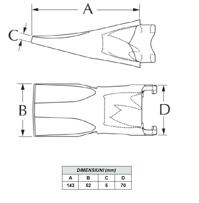 Bucket tooth V18TY-ESCO [5]