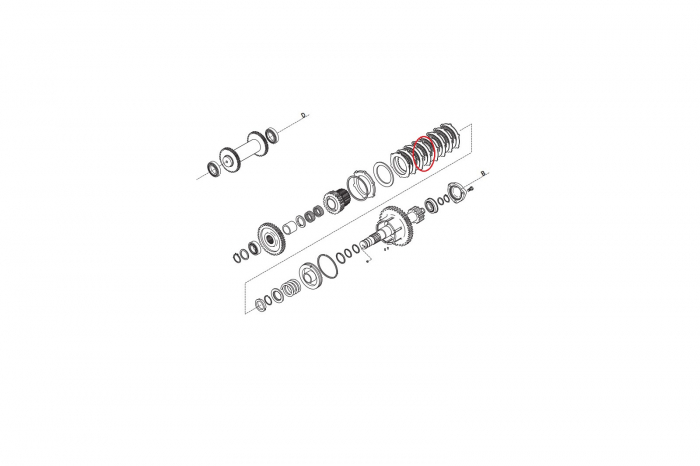 Counter plate brake for Komatsu backhoe loader-CARRARO [2]