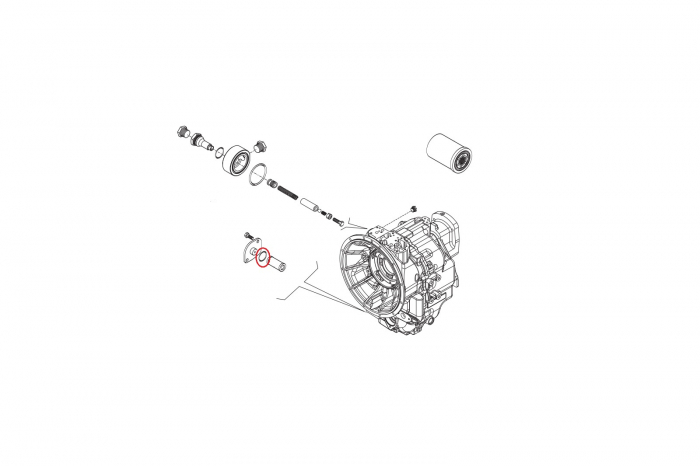 O-ring buldoexcavator Komatsu-CARRARO [2]