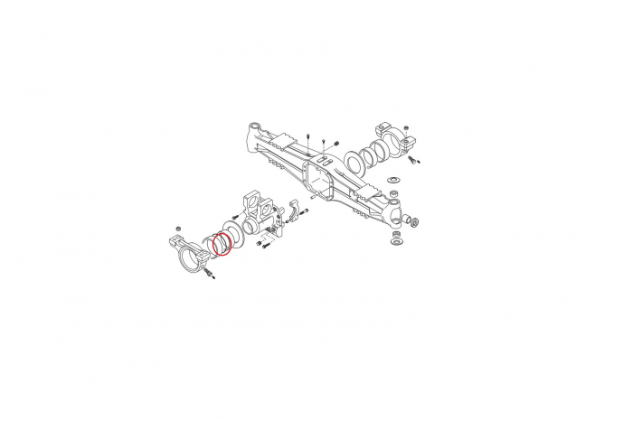 O-ring for Komatsu backhoe loader-CARRARO [2]