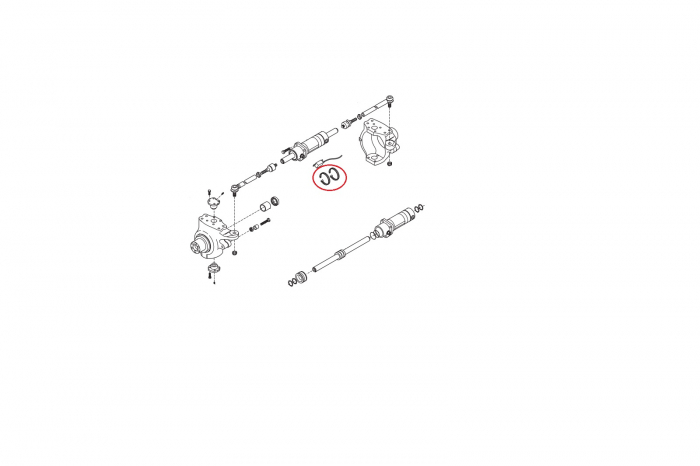 O-ring for Komatsu backhoe loader-CARRARO [2]