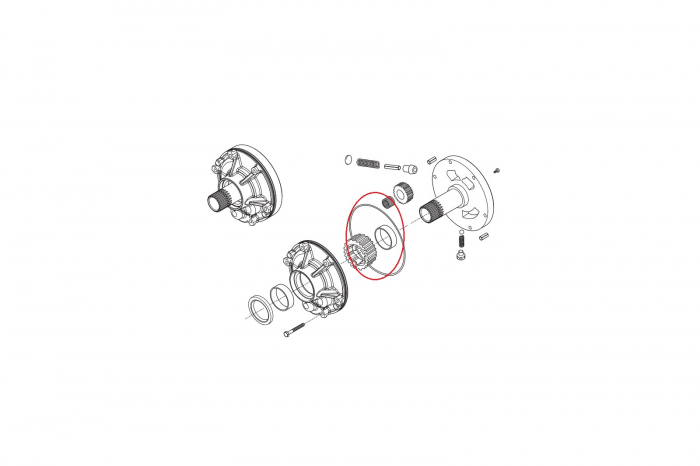 O-ring buldoexcavator Komatsu-CARRARO [2]
