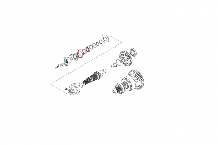 O-ring buldoexcavator New Holland-CARRARO [2]