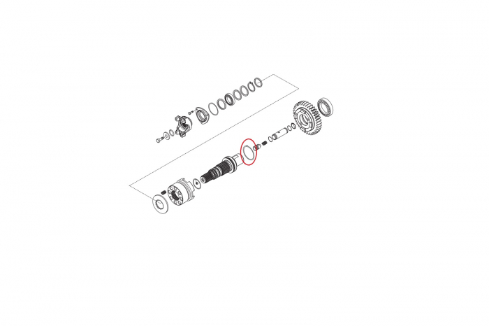 O-ring buldoexcavator Volvo-CARRARO [2]