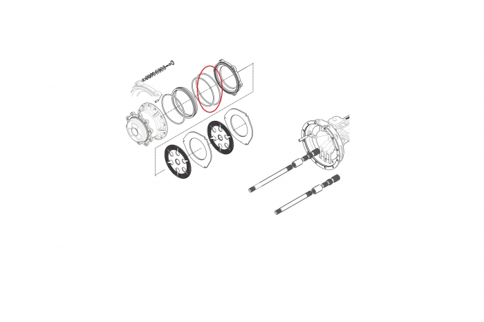O-ring for Volvo backhoe loader-CARRARO [2]