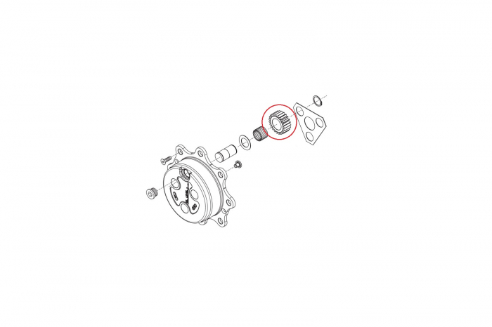 Pinion 125455-CARRARO [2]