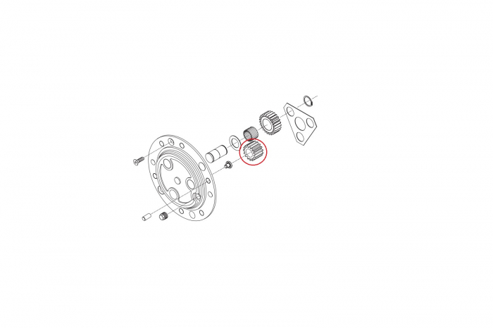 Pinion planetar 115644-CARRARO [2]