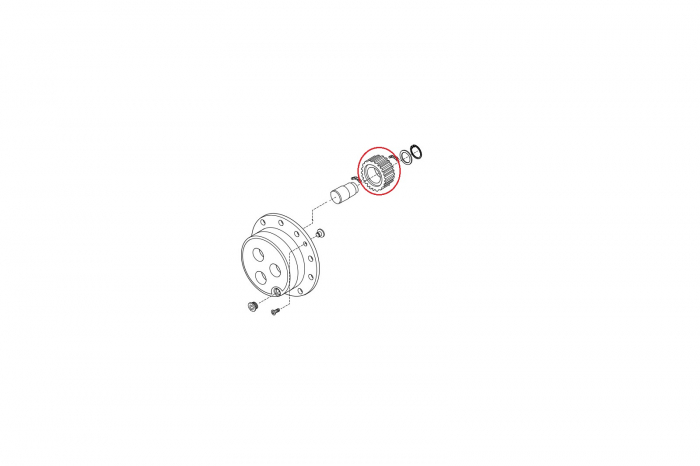 Pinion satelit buldoexcavator Komatsu-CARRARO [2]