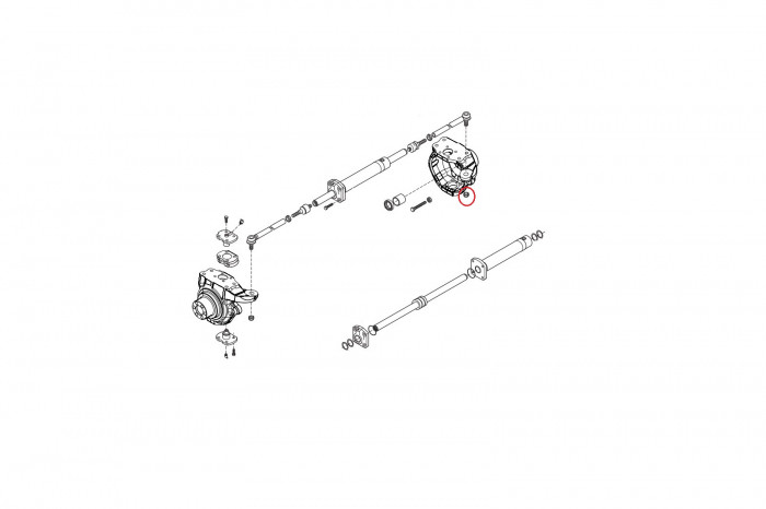 Nut for Volvo backhoe loader-CARRARO [2]