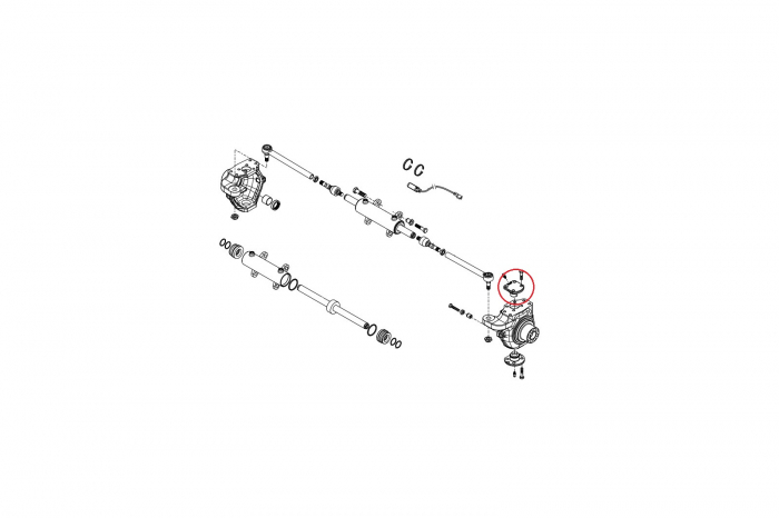 King pin for New Holland backhoe loader-CARRARO [2]