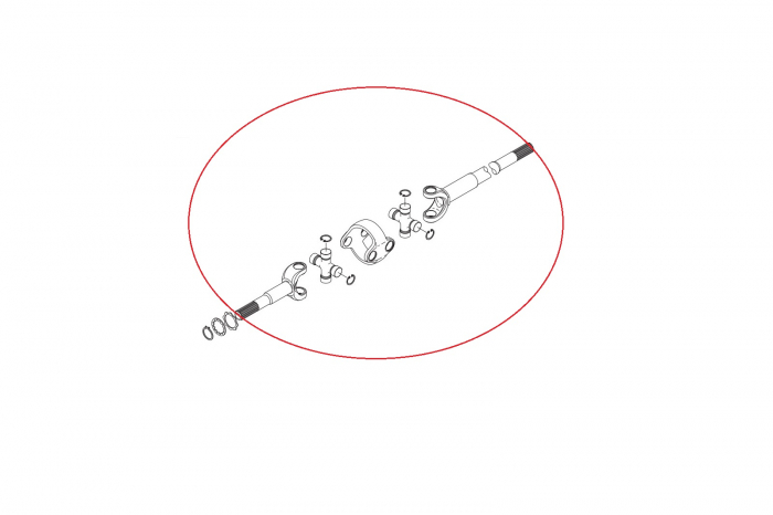 Double u-joint 138071-CARRARO [2]