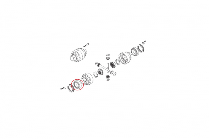 Bearing for New Holland backhoe loader-CARRARO [2]