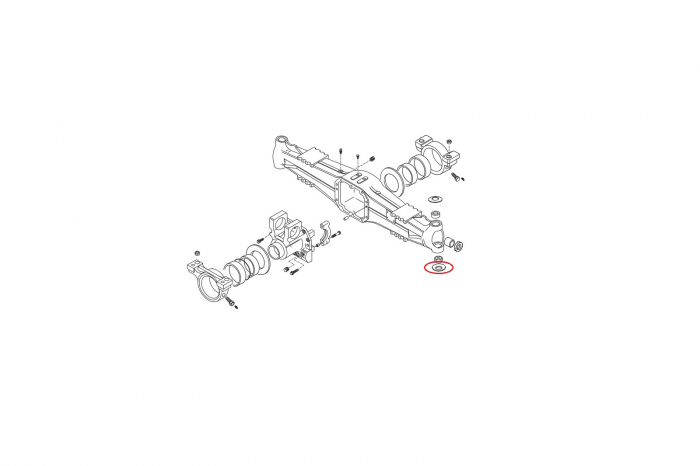 Belleville washer for Volvo backhoe loader-CARRARO [2]