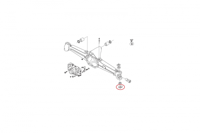 Belleville washer for Volvo backhoe loader-CARRARO [2]