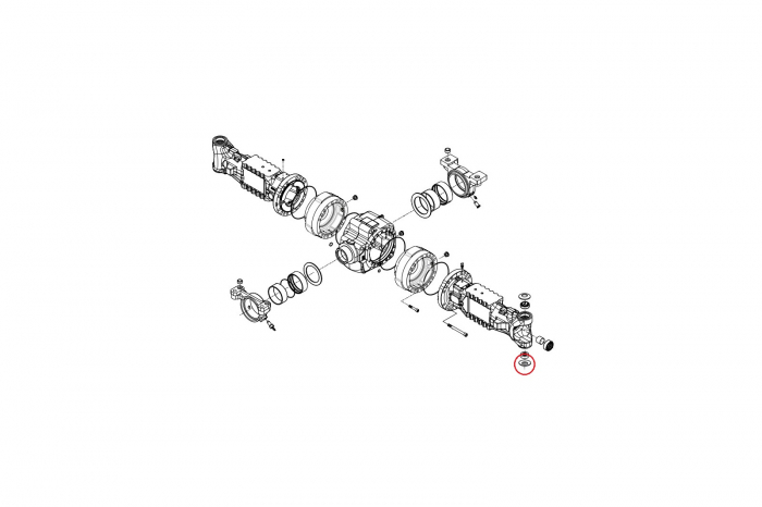Belleville washer for New Holland backhoe loader-CARRARO [2]