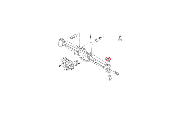 Belleville washer for New Holland backhoe loader-CARRARO [2]