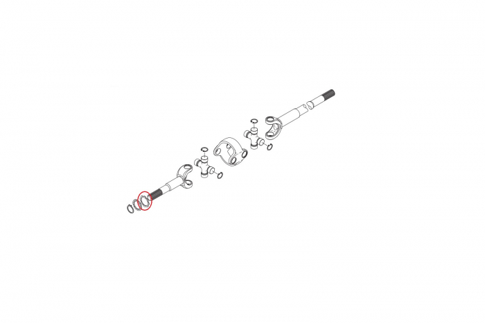 Washer for Volvo backhoe loader-CARRARO [2]