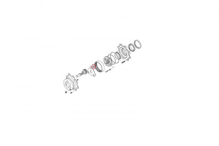 Snap ring for New Holland backhoe loader-CARRARO [2]