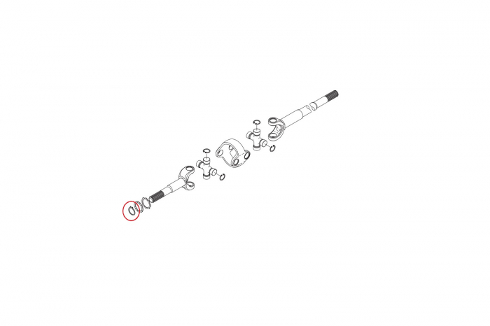 Snap ring for New Holland backhoe loader-CARRARO [2]