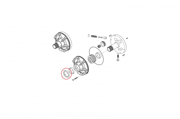 Oil seal for New Holland backhoe loader-CARRARO [2]