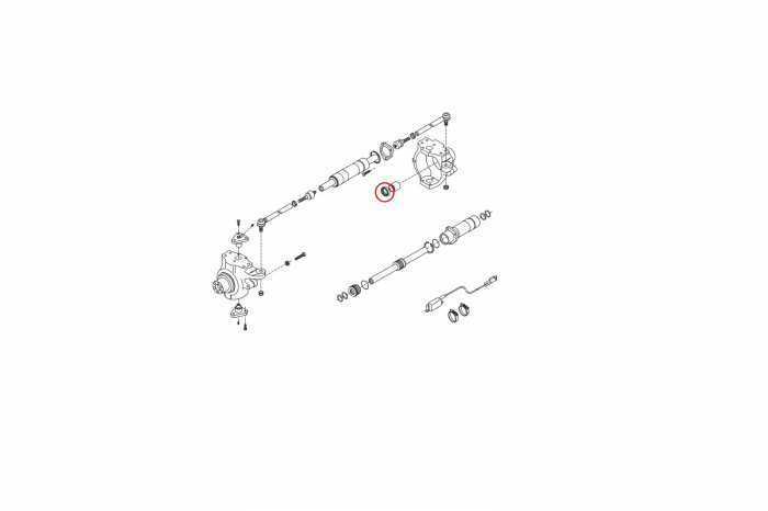 Seal ring for Volvo backhoe loader-CARRARO [2]