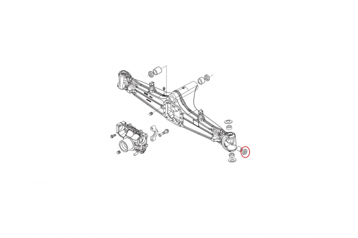 Seal ring for Volvo backhoe loader-CARRARO [2]
