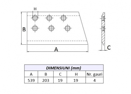 Coltar buldozer 1774552-AROX [1]