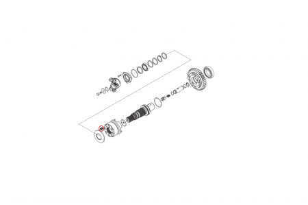 Spring for Volvo backhoe loader-CARRARO [1]
