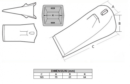 Dinte cupa 25S-AROX [3]