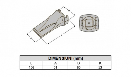 Bucket tooth V17TYL-ESCO [3]