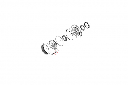 Bush for Komatsu backhoe loader-CARRARO [1]