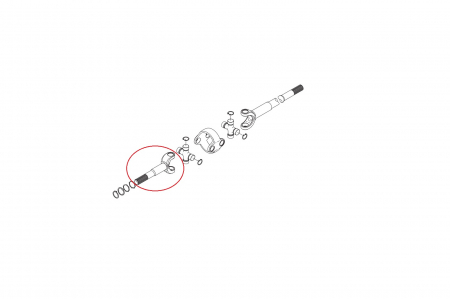 Half shaft (whell side) 046246-CARRARO [1]