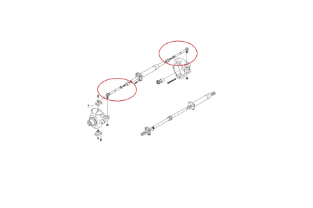 Steering arm assy for Volvo backhoe loader-CARRARO [1]