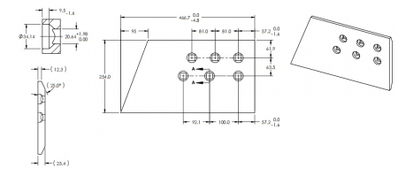 Coltar buldozer 9W8874B-AROX [1]