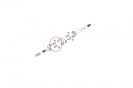 U-joint cross 048824-CARRARO [1]