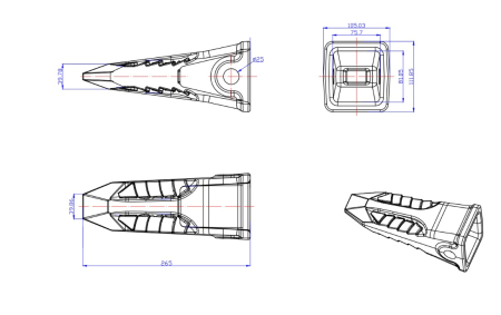 Dinte cupa 1U3352RC SHARK-AROX [3]