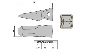 Dinte cupa 300APL-ESCO [3]