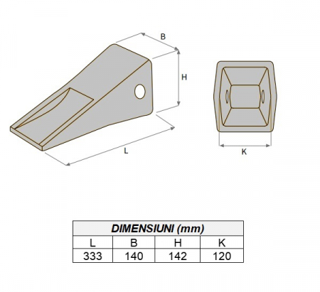 Bucket tooth 9W8552-ITR [3]